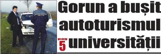 Gorun a buşit autoturismul universităţii