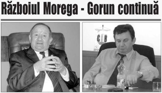 Războiul Morega - Gorun continuă